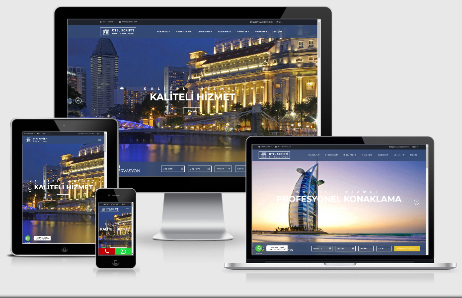 Otel Web Sitesi Tasarımı